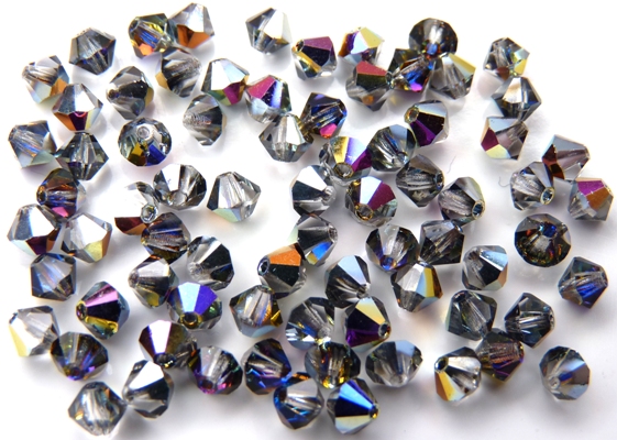 04-MC-00010-29936 Bicone, Crystal Volcano 50 Pc.-10219