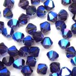 04-MC-20510-28701X2 Bicones Tanzanite 2XAB 4 mm. 50 Pc.-0