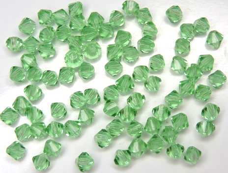 04-MC-50520 Bicones Peridot 4 mm. 50 Pc.-10242