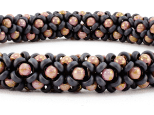 Chenille Stitch Bangle Free Tutorial with TOHO Demi-Round-10476