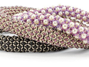 Chenille Stitch Bangle Free Tutorial with TOHO Demi-Round-10477