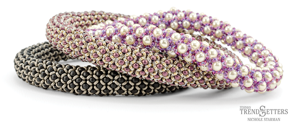 Chenille Stitch Bangle Free Tutorial with TOHO Demi-Round-10477