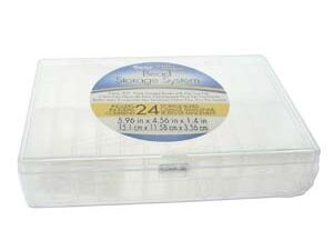 ORG2025 Bead Storage System met 24 Flip Top Doosjes-10488