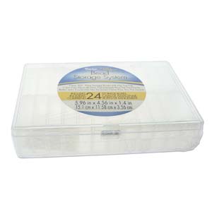 ORG2025 Bead Storage System met 24 Flip Top Doosjes-10488