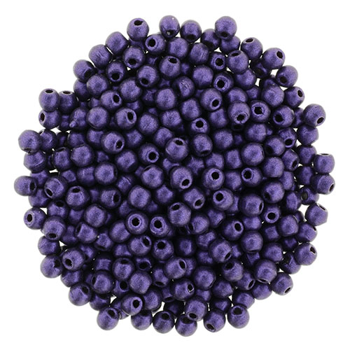 02-R-23980-79021 Metallic Suede Purple round 2 mm. 150 Pc.-0