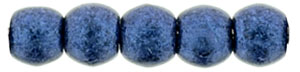 02-R-23980-79031 Metallic Suede Blue round 2 mm. 150 Pc.-10301