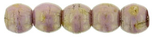 02-R-02010-65491 Opaque Luster Rose Gold/Topaz round 2 mm. 150 Pc.-10257