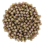 02-R-02010-65491 Opaque Luster Rose Gold/Topaz round 2 mm. 150 Pc.-0