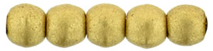 02-R-00030-01710 Silky Gold (Matte Metallic Flax) 2 mm. 150 Pc.-10248