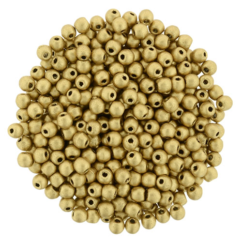 02-R-00030-01710 Silky Gold (Matte Metallic Flax) 2 mm. 150 Pc.-0 02-R-00030-01710 Silky Gold (Matte Metallic Flax) 2 mm. 150 Pc.-0