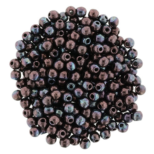 02-R-23980-LE Luster metallic Amethyst round 2 mm. 150 Pc.-0 02-R-23980-LE Luster metallic Amethyst round 2 mm. 150 Pc.-0