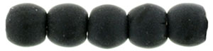 02-R-23980-84110 Matte Jet round 2 mm. 150 Pc.-10285