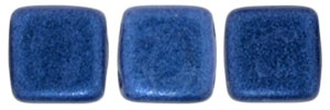 CMT-23980-79031 CzechMates Tile Bead Metallic Suede Blue 22 st.-10431