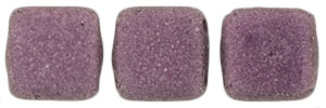 CMT-23980-79086 CzechMates Tile Bead Metallic Suede Pink 25 st.-10455
