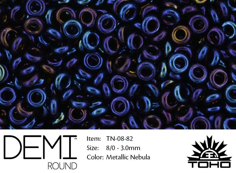 TN-08-0082 Demi Round TOHO: Metallic Nebula-0
