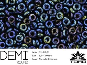 TN-08-0088 Demi Round TOHO: Metallic Cosmos-0
