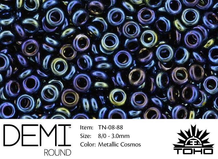 TN-08-0088 Demi Round TOHO: Metallic Cosmos-0