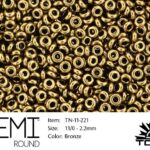 TN-11-0221 Demi Round TOHO Bronze-0