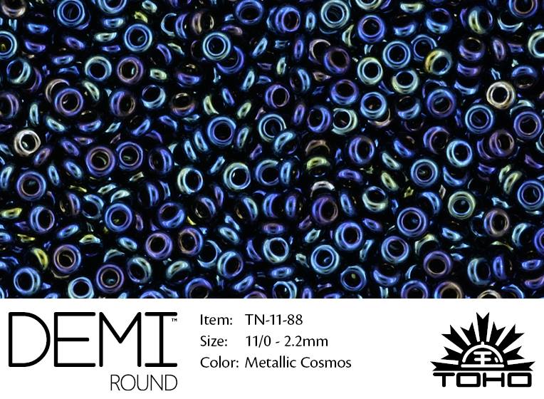 TN-11-0088 Demi Round TOHO Metallic Cosmos-0