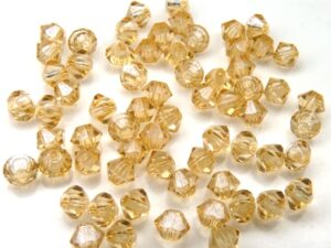 03-MC-00010-14413 Bicone, Crystal Champagne Luster, 3 mm. 50 Pc.-10895