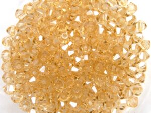 03-MC-00010-14413 Bicone, Crystal Champagne Luster, 3 mm. 50 Pc.-0