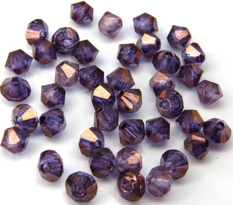 03-MC-00010-15726 Bicone, Crystal Vega Luster, 3 mm. 50 Pc.-10941