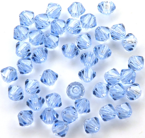 03-MC-30020 Bicones Light Sapphire 50 Stuks-10962