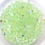 03-MC-50800-28701 Bicones Chrysolite AB 50 Stuks-0