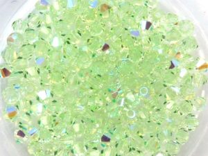 03-MC-50800-28701 Bicones Chrysolite AB 50 Stuks-0