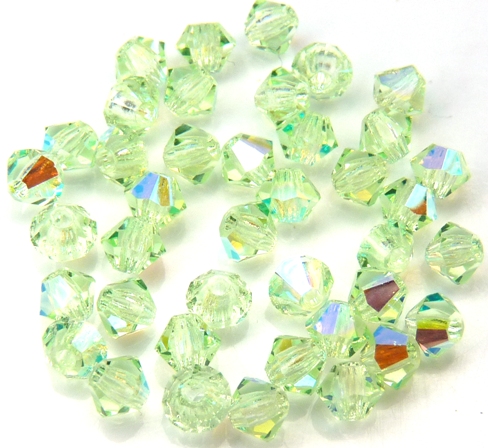03-MC-50800-28701 Bicones Chrysolite AB 50 Stuks-10980
