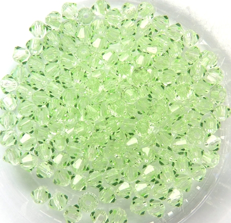 03-MC-50800 Bicones Chrysolite 50 Stuks-0 03-MC-50800 Bicones Chrysolite 50 Stuks-0