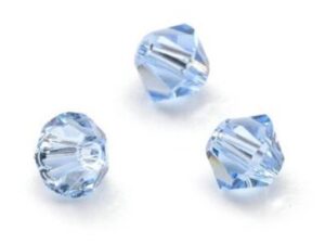 04-MC-30020 Bicone Light Sapphire 50 Pc.-10596