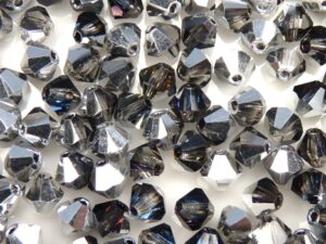 04-MC-00010-29536 Bicones Crystal Heliotrope 4 mm. 50 Pc.-10775