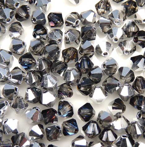 04-MC-00010-29536 Bicones Crystal Heliotrope 4 mm. 50 Pc.-10775