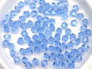 04-MC-30020 Bicone Light Sapphire 50 Pc.-0