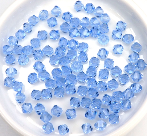 04-MC-30020 Bicone Light Sapphire 50 Pc.-0