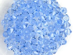 04-MC-30020 Bicone Light Sapphire 50 Pc.-10598