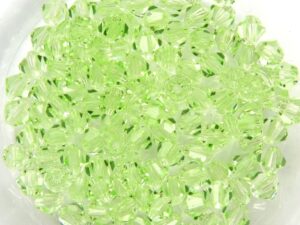 04-MC-50800 Bicone Chrysolite, 4 mm. 50 Pc.-10855