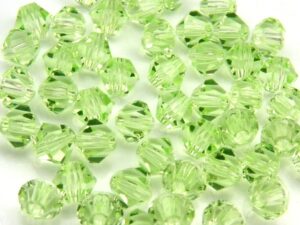 04-MC-50800 Bicone Chrysolite, 4 mm. 50 Pc.-0