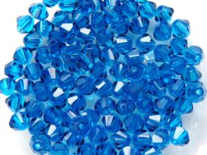 04-MC-60080 Bicones Dark Aqua 4 mm. 50 Pc.-10636