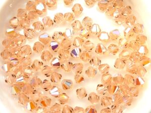 04-MC-70110-28701 Bicone, Rosaline AB, 4 mm. 50 Pc.-10887