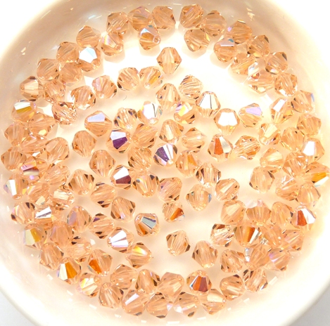 04-MC-70110-28701 Bicone, Rosaline AB, 4 mm. 50 Pc.-10887