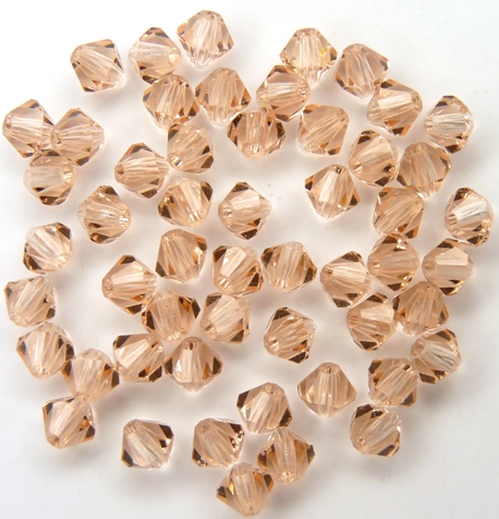 04-MC-70110 Bicone, Rosaline, 4 mm. 50 Pc.-0 04-MC-70110 Bicone, Rosaline, 4 mm. 50 Pc.-0