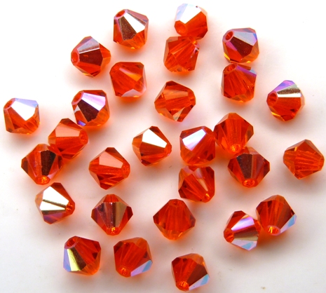 04-MC-90040-28701 Bicones Hyacinth AB 4 mm. 50 Pc.-0