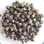 0020236 Crystal Etched Full Vitrail Facet 4 mm. 50 Pc.-0