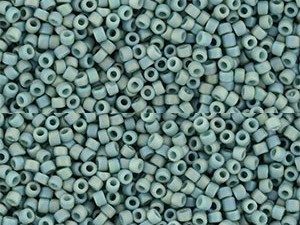 TR-15-2634F Semi Glazed Rainbow - Turquoise 10 gram-0 TR-15-2634F Semi Glazed Rainbow - Turquoise 10 gram-0