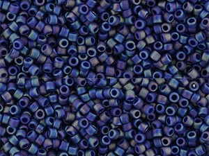 TR-15-2637F Semi Glazed Rainbow - Navy Blue 10 gram-0