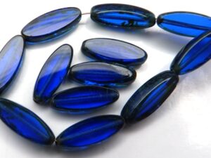 0090001 Dark Sapphire Travertin Table Cut Bead. 6 Pc.-0