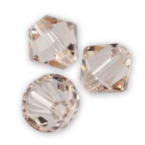 SW-04-SILT 5328 Light Silk Swarovski Bicone 4 mm 40 Pc.-0