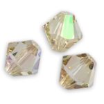SW-03-CLG 5328 Crystal Luminous Green Swarovski Bicone 3 mm 40 Pc.-0